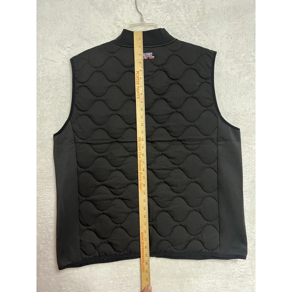 USFL Birmingham Stallions MSX Quilted Full Zip Vest‎ Men's XL NWT